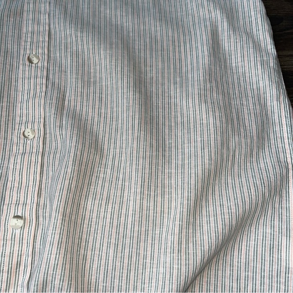 Even Tide men's short-sleeve linen blend shirt - Picture 3 of 11